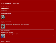 Tablet Screenshot of costumier-huismaes.blogspot.com