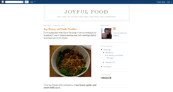 Desktop Screenshot of joyfulfood.blogspot.com