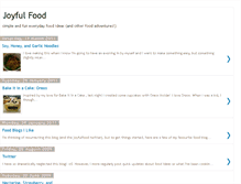 Tablet Screenshot of joyfulfood.blogspot.com