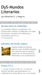 Mobile Screenshot of dys-mundos-literarios.blogspot.com