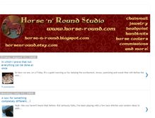 Tablet Screenshot of horse-n-round.blogspot.com