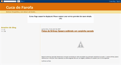 Desktop Screenshot of cucadefarofa.blogspot.com