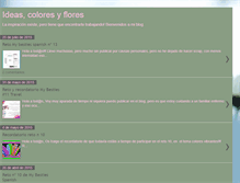 Tablet Screenshot of ideascoloresyflores.blogspot.com