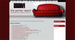 Desktop Screenshot of gomezreportonline.blogspot.com