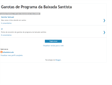 Tablet Screenshot of garotasdabaixada.blogspot.com