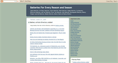 Desktop Screenshot of 1battery.blogspot.com