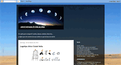 Desktop Screenshot of anochehableconlaluna.blogspot.com