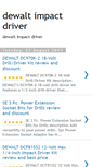 Mobile Screenshot of dewaltimpactdrivers.blogspot.com