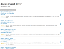 Tablet Screenshot of dewaltimpactdrivers.blogspot.com