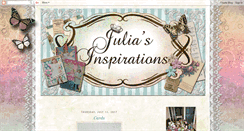 Desktop Screenshot of juliasinspirations.blogspot.com