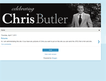 Tablet Screenshot of celebratingchris.blogspot.com