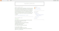 Desktop Screenshot of eatenapples.blogspot.com