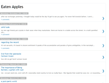 Tablet Screenshot of eatenapples.blogspot.com