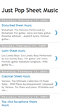 Mobile Screenshot of popsheetmusic.blogspot.com