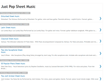 Tablet Screenshot of popsheetmusic.blogspot.com