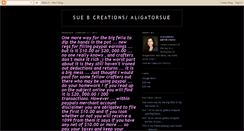 Desktop Screenshot of aligatorsue.blogspot.com