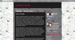 Desktop Screenshot of motherclark.blogspot.com