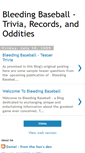 Mobile Screenshot of bleedingbaseball.blogspot.com