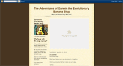 Desktop Screenshot of darwintheslug.blogspot.com
