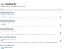 Tablet Screenshot of forehandshanker.blogspot.com