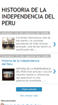 Mobile Screenshot of historiadelaindependenciadelperu.blogspot.com