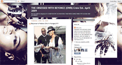 Desktop Screenshot of obsessedwithbeyoncecrew.blogspot.com