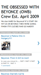 Mobile Screenshot of obsessedwithbeyoncecrew.blogspot.com