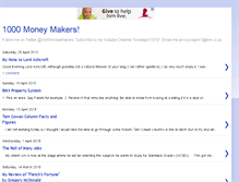 Tablet Screenshot of 1000moneymakers.blogspot.com