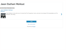 Tablet Screenshot of jason-statham-workout.blogspot.com