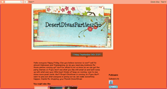 Desktop Screenshot of desertdivasparties2go.blogspot.com