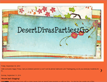 Tablet Screenshot of desertdivasparties2go.blogspot.com