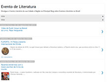 Tablet Screenshot of eventodeliteratura.blogspot.com