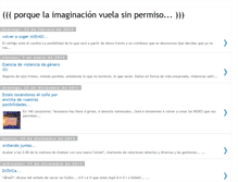 Tablet Screenshot of imaginasinpermiso.blogspot.com