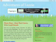 Tablet Screenshot of luzbelleathome.blogspot.com