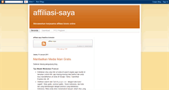 Desktop Screenshot of affiliasi-saya.blogspot.com
