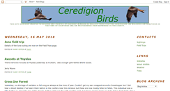 Desktop Screenshot of ceredigionbirds33.blogspot.com