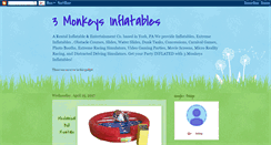 Desktop Screenshot of 3monkeysinflatables.blogspot.com