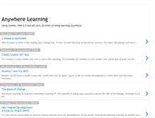 Tablet Screenshot of anywherelearning.blogspot.com