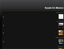 Tablet Screenshot of kyudoenmexico.blogspot.com