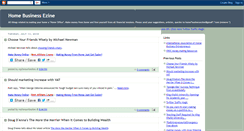 Desktop Screenshot of homebusinessezine.blogspot.com