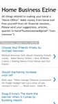 Mobile Screenshot of homebusinessezine.blogspot.com