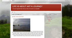 Desktop Screenshot of lifeisaboutartnjourney.blogspot.com