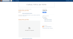 Desktop Screenshot of canalvivaglobo.blogspot.com