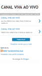 Mobile Screenshot of canalvivaglobo.blogspot.com