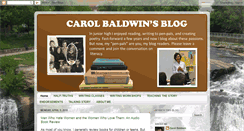 Desktop Screenshot of carolbaldwinblog.blogspot.com