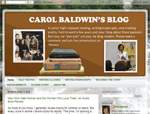 Tablet Screenshot of carolbaldwinblog.blogspot.com