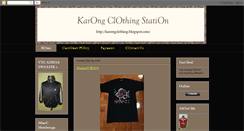 Desktop Screenshot of karongclothing.blogspot.com