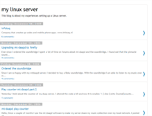 Tablet Screenshot of my-linux-server.blogspot.com
