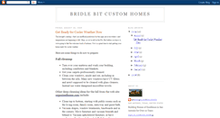 Desktop Screenshot of bridlebitcustomhomes.blogspot.com