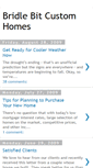 Mobile Screenshot of bridlebitcustomhomes.blogspot.com